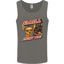 Chihuahua Small But I Will Fight You Dog Mens Vest Tank Top Charcoal
