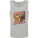 Chihuahua Small But I Will Fight You Dog Mens Vest Tank Top Sports Grey