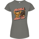 Chihuahua Small But I Will Fight You Dog Womens Petite Cut T-Shirt Charcoal