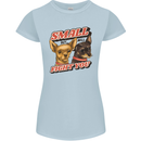 Chihuahua Small But I Will Fight You Dog Womens Petite Cut T-Shirt Light Blue