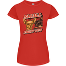 Chihuahua Small But I Will Fight You Dog Womens Petite Cut T-Shirt Red