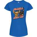Chihuahua Small But I Will Fight You Dog Womens Petite Cut T-Shirt Royal Blue
