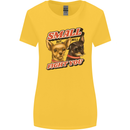 Chihuahua Small But I Will Fight You Dog Womens Wider Cut T-Shirt Yellow