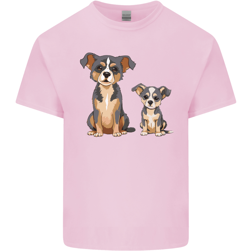 Chihuahua With a Puppy Kids T-Shirt Childrens Light Pink
