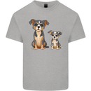 Chihuahua With a Puppy Kids T-Shirt Childrens Sports Grey