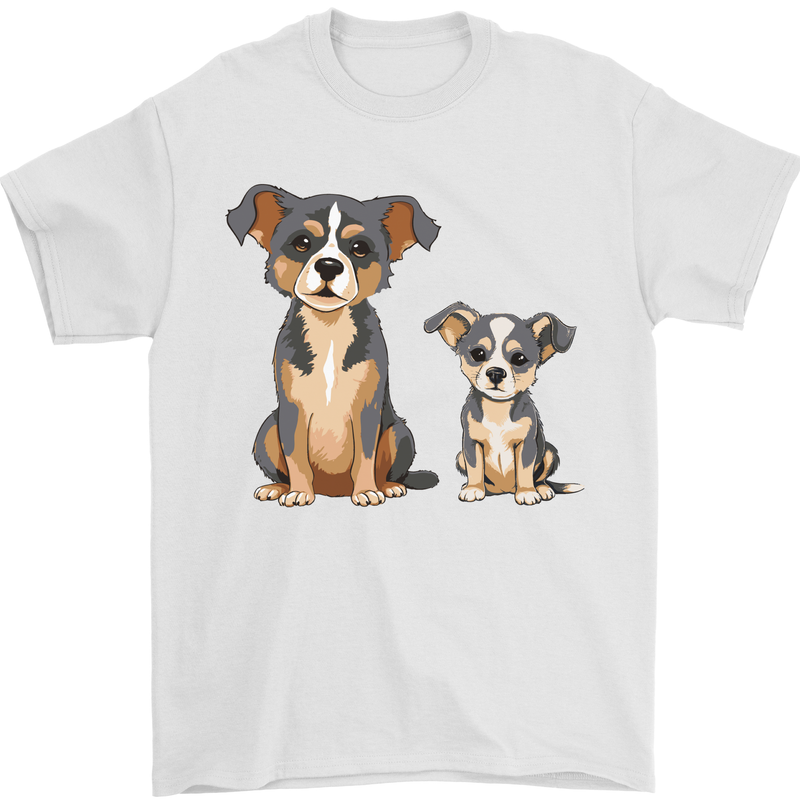 Chihuahua With a Puppy Mens T-Shirt 100% Cotton White