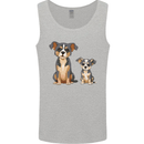 Chihuahua With a Puppy Mens Vest Tank Top Sports Grey