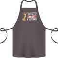 Chihuahuas Are a Girls Best Friend Cotton Apron 100% Organic Dark Grey