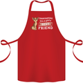 Chihuahuas Are a Girls Best Friend Cotton Apron 100% Organic Red