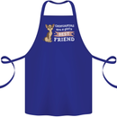 Chihuahuas Are a Girls Best Friend Cotton Apron 100% Organic Royal Blue