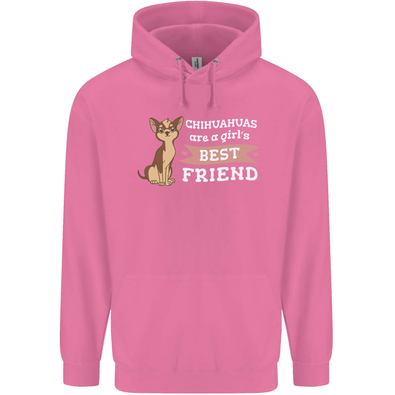 Chihuahuas Are a Girls Best Friend Mens 80% Cotton Hoodie Azelea