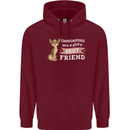 Chihuahuas Are a Girls Best Friend Mens 80% Cotton Hoodie Maroon