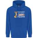Chihuahuas Are a Girls Best Friend Mens 80% Cotton Hoodie Royal Blue