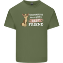 Chihuahuas Are a Girls Best Friend Mens Cotton T-Shirt Tee Top Military Green