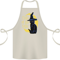 Child of the Night Halloween Black Cat Witch Cotton Apron 100% Organic Natural