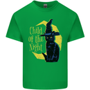Child of the Night Halloween Black Cat Witch Mens Cotton T-Shirt Tee Top Irish Green