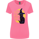 Child of the Night Halloween Black Cat Witch Womens Wider Cut T-Shirt Azalea