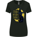 Child of the Night Halloween Black Cat Witch Womens Wider Cut T-Shirt Black