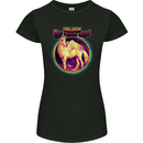 Children of the 90s Retro Unicorn Womens Petite Cut T-Shirt Black