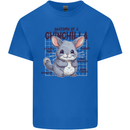 Chinchilla Anatomy Mens Cotton T-Shirt Tee Top Royal Blue