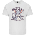 Chinchilla Anatomy Mens Cotton T-Shirt Tee Top White