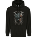 Chinese Dragon Fantasy 1 Mens 80% Cotton Hoodie Black