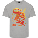 Chinese New Year Dragon vs Rabbit Kids T-Shirt Childrens Sports Grey