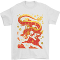 Chinese New Year Dragon vs Rabbit Mens T-Shirt 100% Cotton White