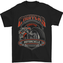 a black t - shirt with an image of a motorcycle on it