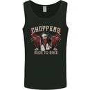 Choppers Ride to Bike Outlaw Biker Motorcycle Mens Vest Tank Top Black