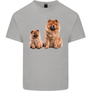 Chow Chows Dog Puppy Kids T-Shirt Childrens Sports Grey