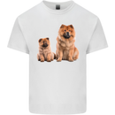 Chow Chows Dog Puppy Kids T-Shirt Childrens White