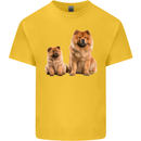 Chow Chows Dog Puppy Kids T-Shirt Childrens Yellow