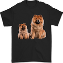 Chow Chows Dog Puppy Mens T-Shirt 100% Cotton Black