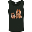 Chow Chows Dog Puppy Mens Vest Tank Top Black