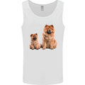 Chow Chows Dog Puppy Mens Vest Tank Top White