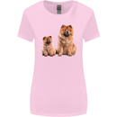 Chow Chows Dog Puppy Womens Wider Cut T-Shirt Light Pink