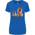 Chow Chows Dog Puppy Womens Wider Cut T-Shirt Royal Blue