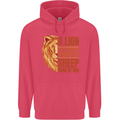 Christian Lion Quote Christianity Religion Childrens Kids Hoodie Heliconia
