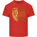 Christian Lion Quote Christianity Religion Mens Cotton T-Shirt Tee Top Red