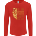 Christian Lion Quote Christianity Religion Mens Long Sleeve T-Shirt Red