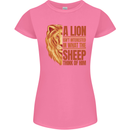 Christian Lion Quote Christianity Religion Womens Petite Cut T-Shirt Azalea