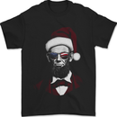 Christmas Abraham Lincoln President Mens T-Shirt 100% Cotton Black