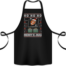 Christmas American Football Xmas Cotton Apron 100% Organic Black