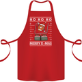 Christmas American Football Xmas Cotton Apron 100% Organic Red