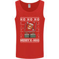 Christmas American Football Xmas Mens Vest Tank Top Red