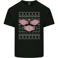Christmas Axolotl Funny Xmas Kids T-Shirt Childrens Black