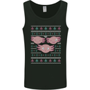 Christmas Axolotl Funny Xmas Mens Vest Tank Top Black