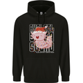 Christmas Axolotl Xmas Childrens Kids Hoodie Black