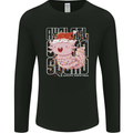 Christmas Axolotl Xmas Mens Long Sleeve T-Shirt Black